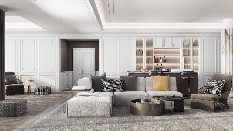 夢天水漆木作門、墻、柜一體化解決方案