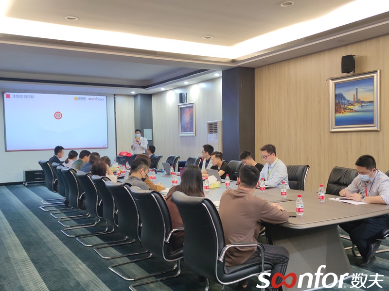 數(shù)夫廖顧問做項目講解