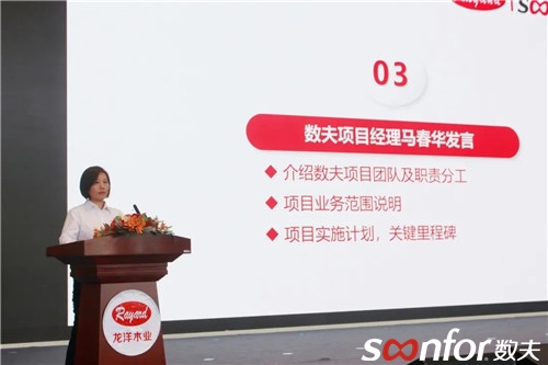 （數夫項目經理馬春華）