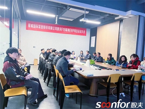 椅類頭部企業|星威家居-數夫數字化項目啟動！