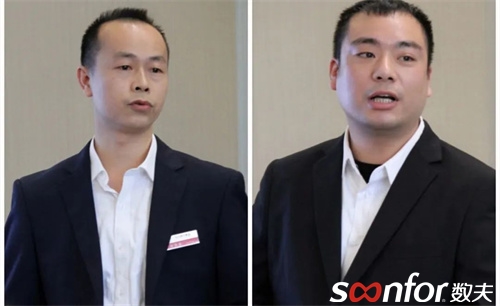 工藝技術部部門長賀世柱與梁高新：